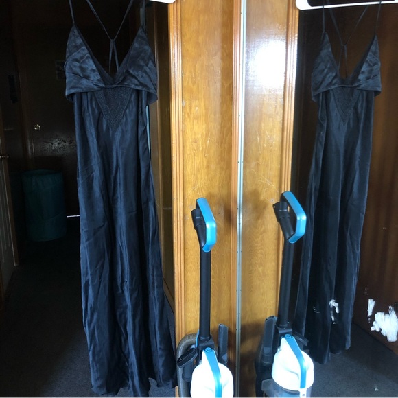 ZARA SATIN LINGERIE STYLE DRESS - Picture 5 of 14